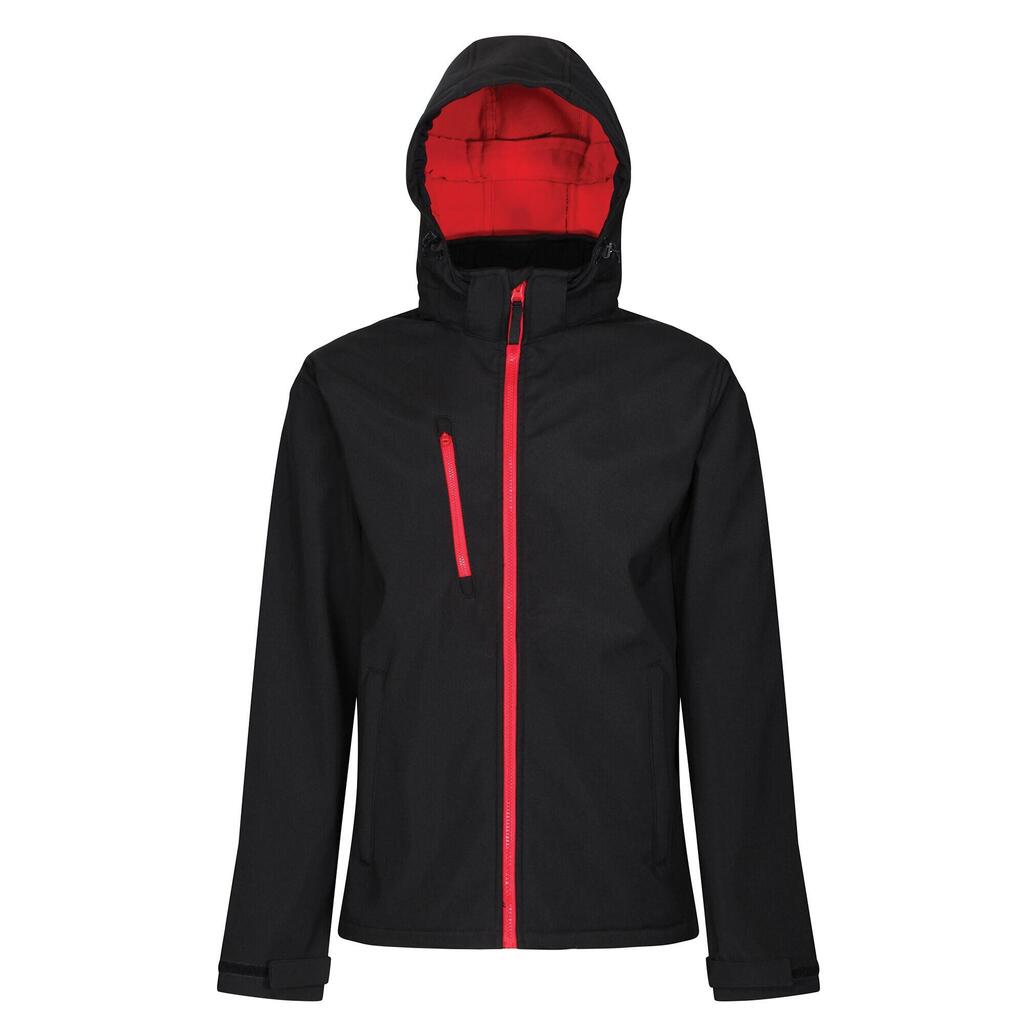 Mens 3 Layer Membrane Soft Shell Jacket (Seal Grey/Black)