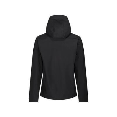 Heren 3 layer membrane soft shell jas (afdichting grijs/zwart)