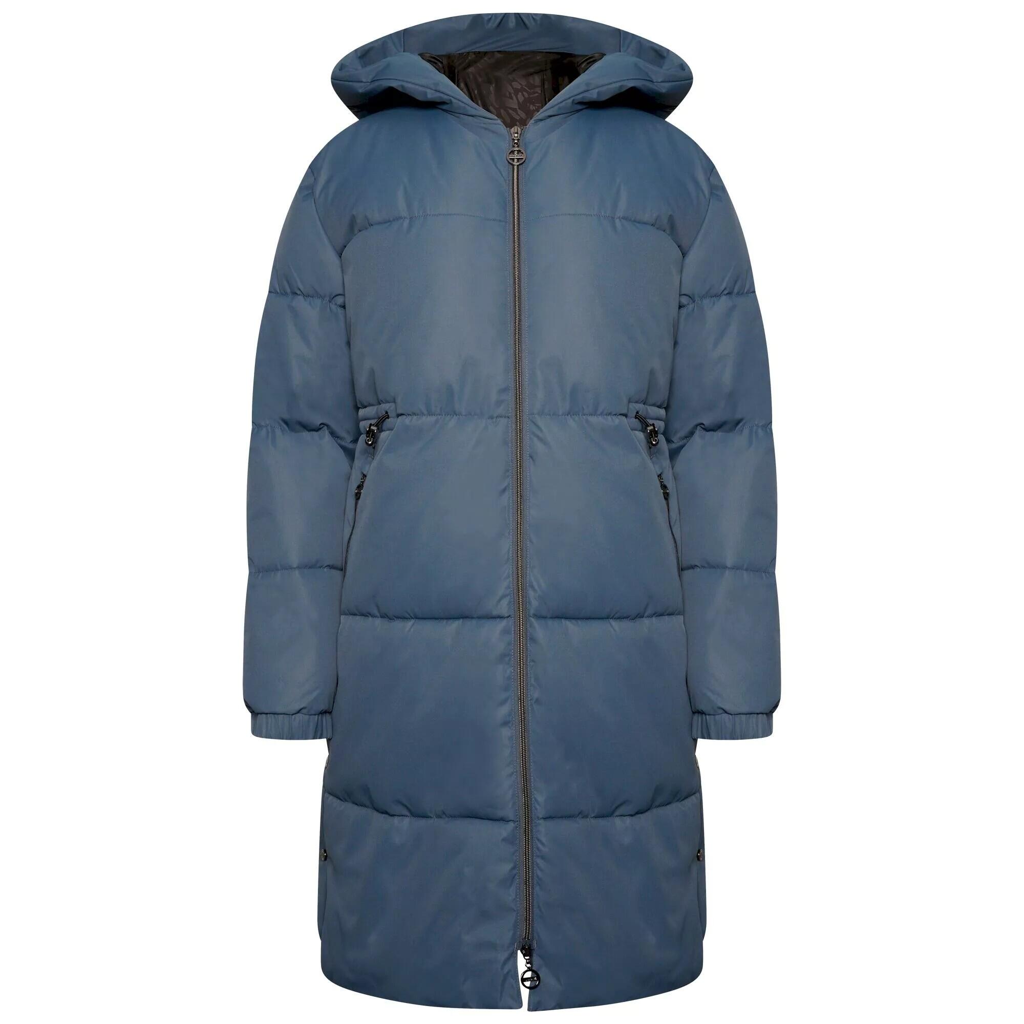 Womens/Ladies Long Length Padded Jacket (Orion Grey) 1/4