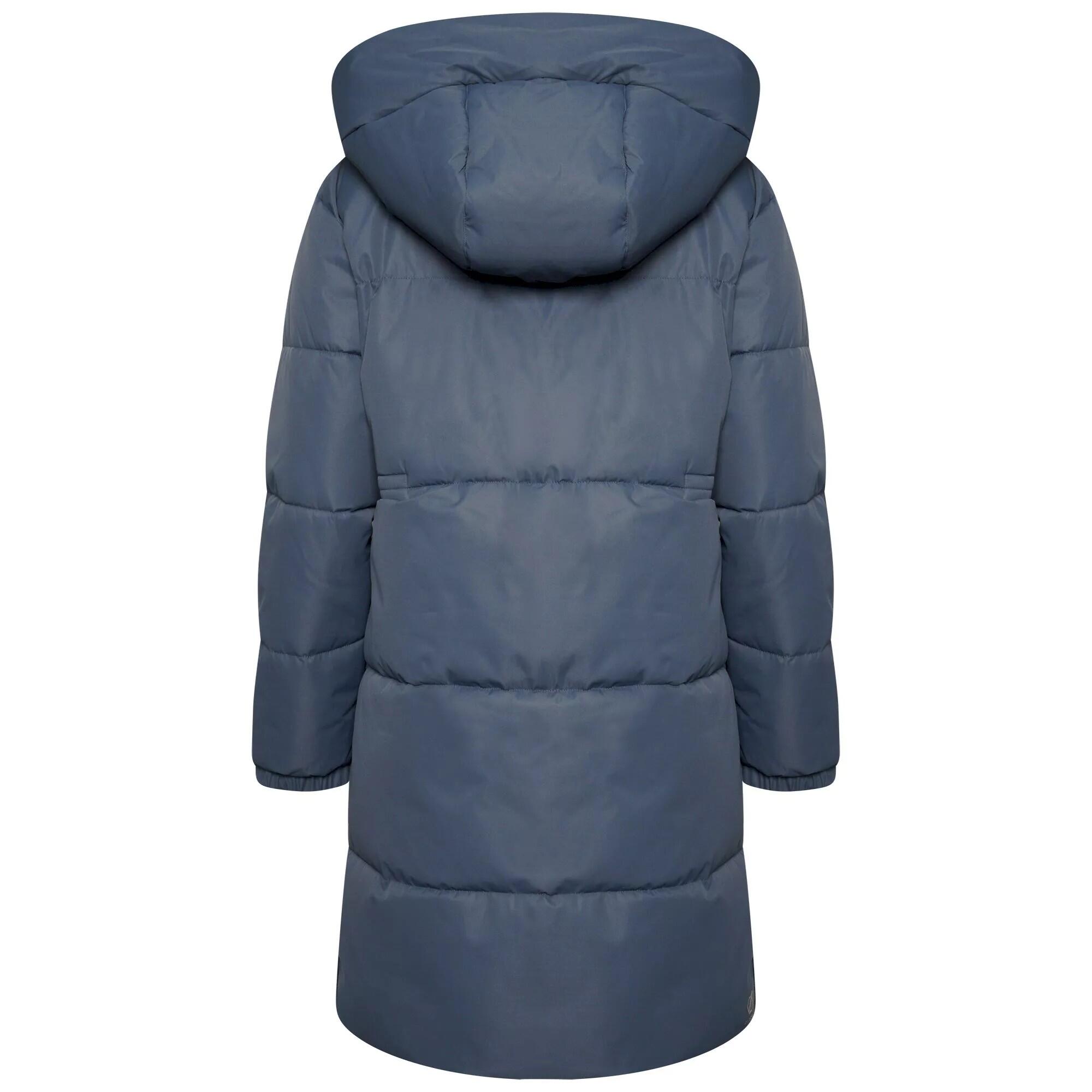 Womens/Ladies Long Length Padded Jacket (Orion Grey) 2/4
