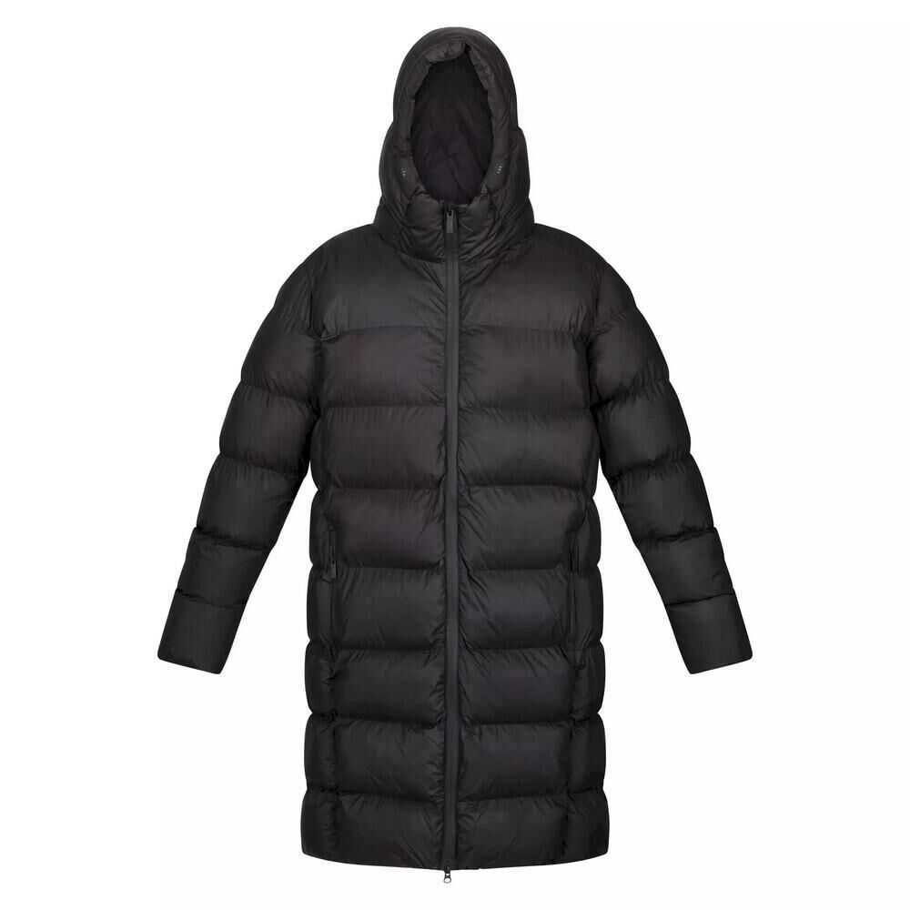 REGATTA Mens Hallin Long Length Padded Jacket (Black)