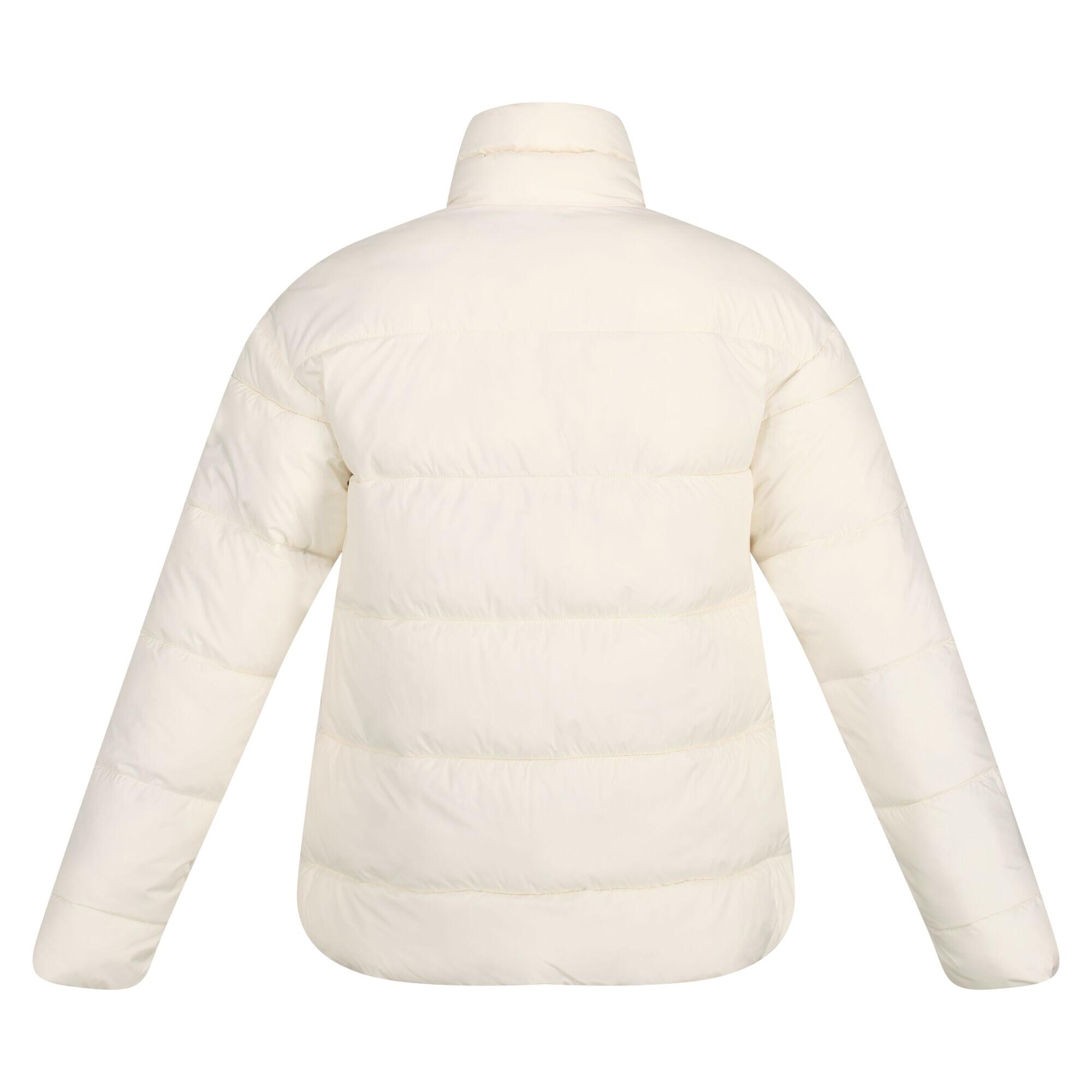 Womens/Ladies Raegan Puffer Jacket (Snow White) 2/5