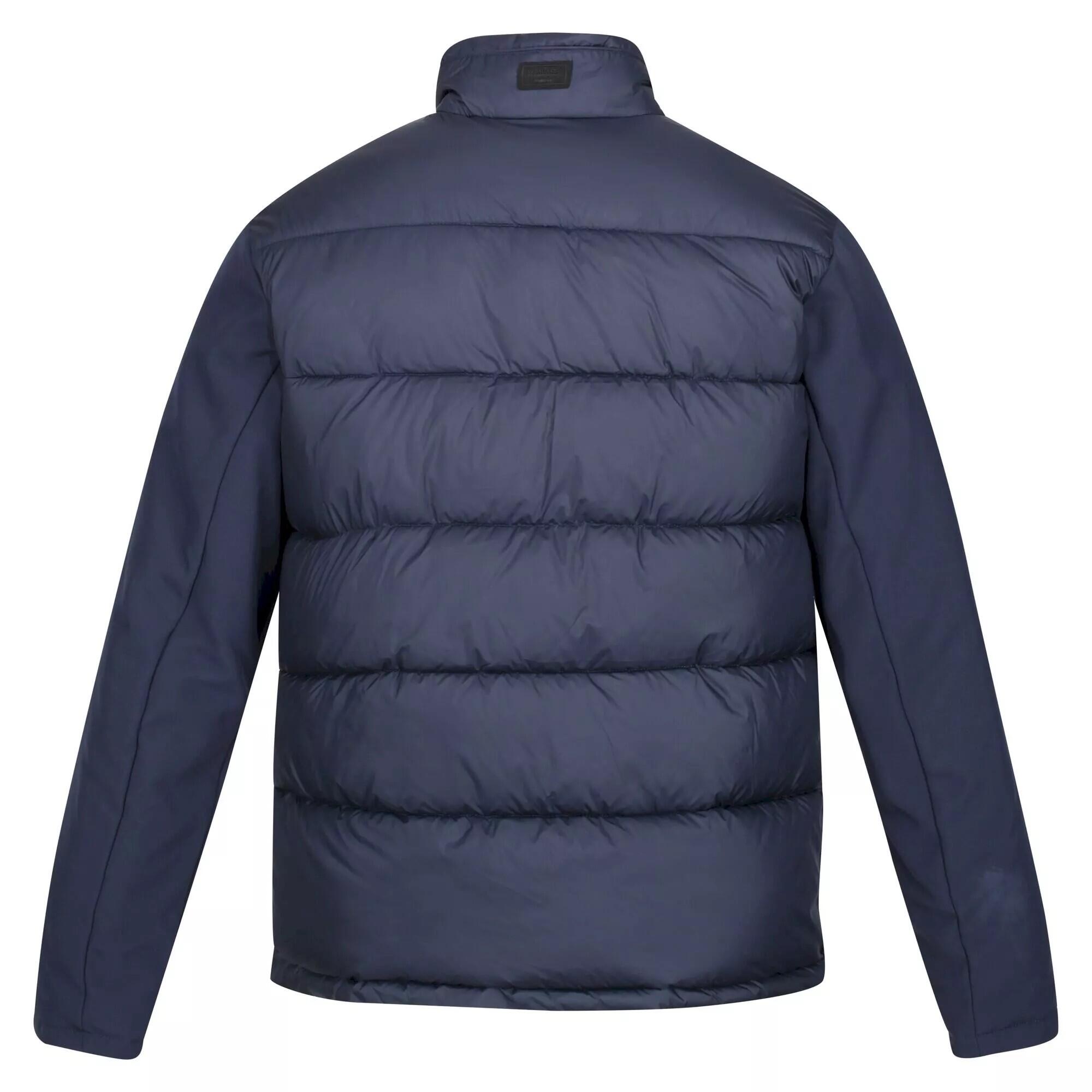 Mens Firmilien Lightweight Puffer Jacket (Navy) 2/5