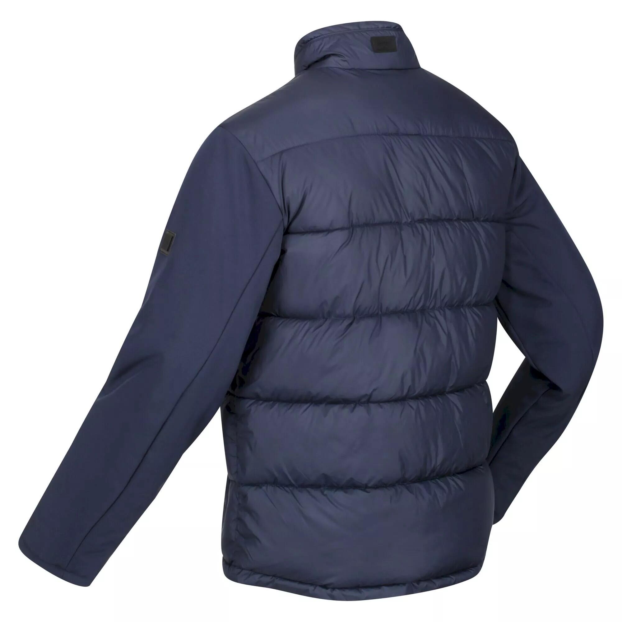 Mens Firmilien Lightweight Puffer Jacket (Navy) 4/5