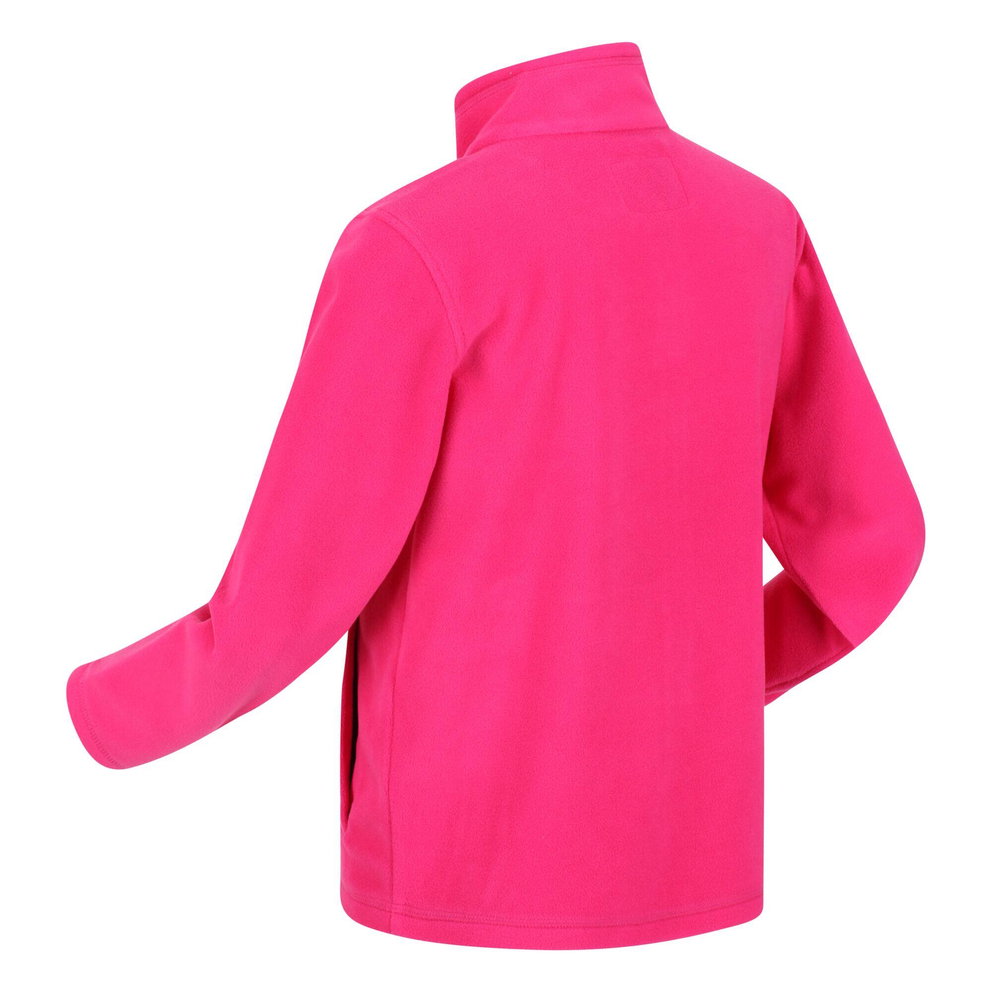 Great Outdoors Childrens/Kids King II Lightweight Full Zip Fleece Jacket (Pink 3/5