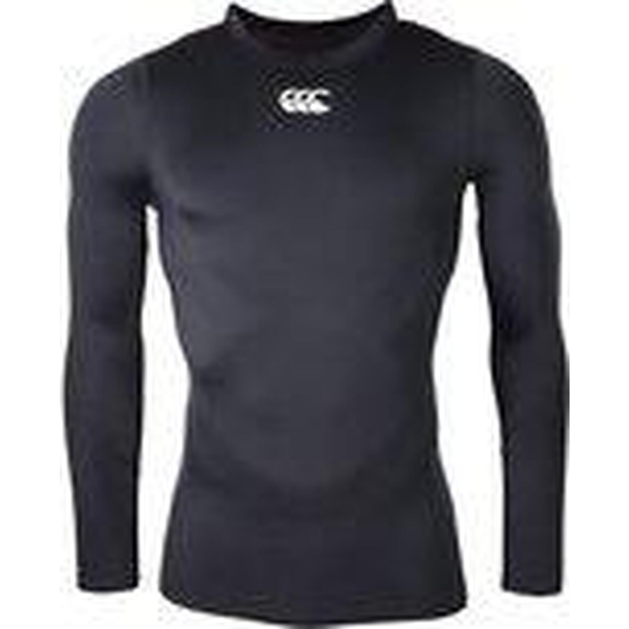 Rugby Thermisch Shirt - Heren Volwassenen Zwart