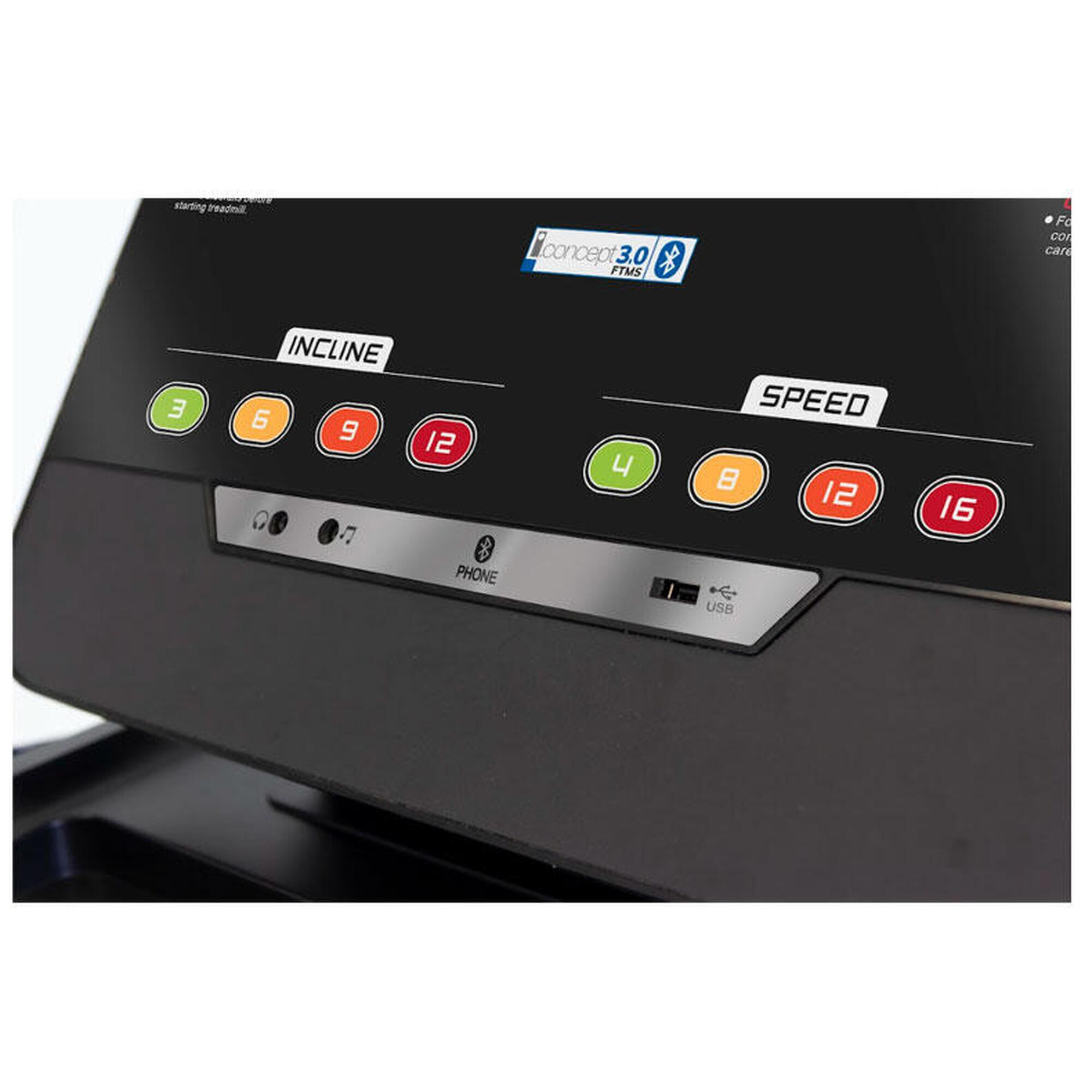 Tapis roulant - Boxster II - Kinomap,Zwift - 20km/h - 150x51cm - LCD