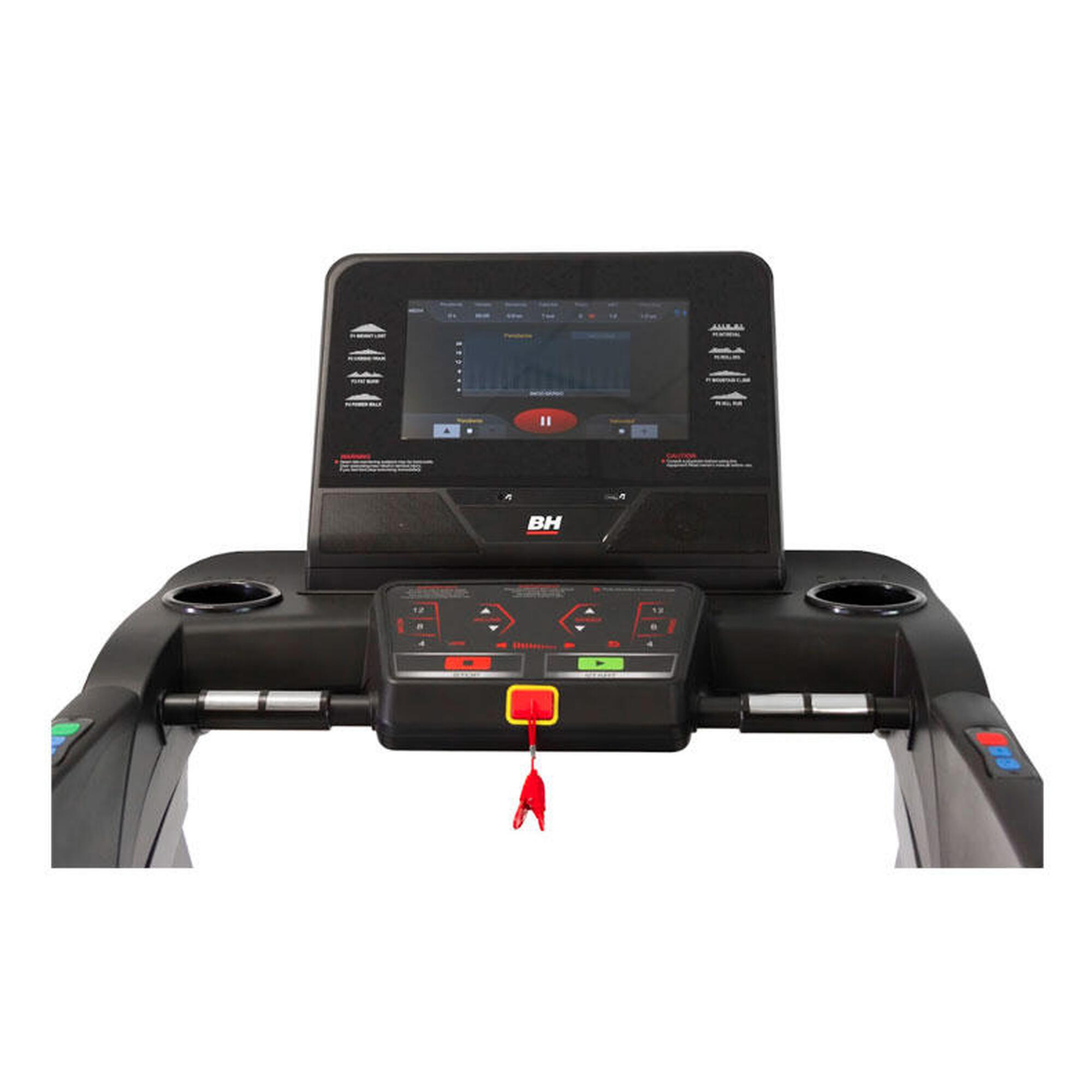 Tapis roulant - Vanquish Multimedia - Kinomap,Zwift - 22km/h - 150x55cm -TFT