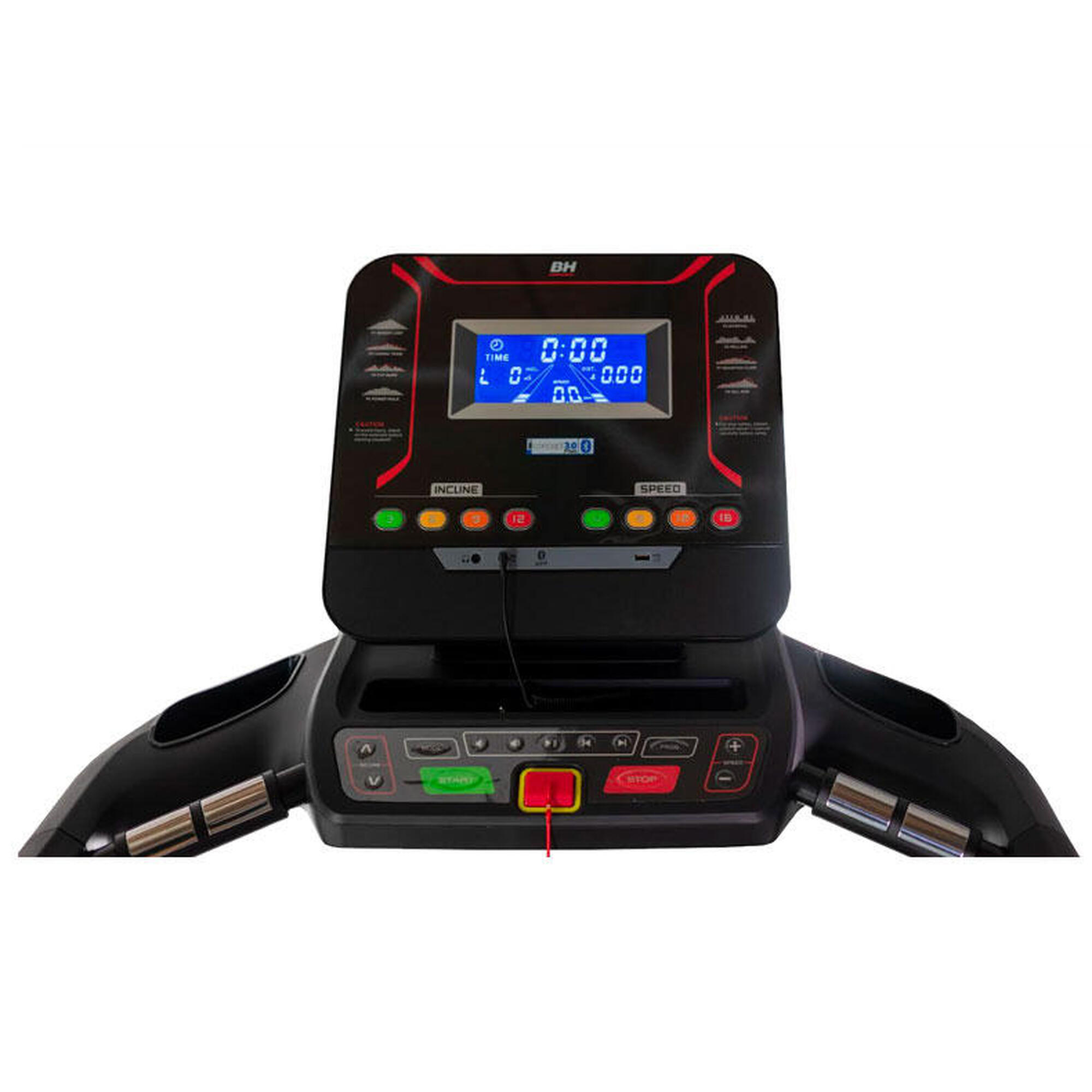 Tapis roulant - Boxster II - Kinomap,Zwift - 20km/h - 150x51cm - LCD
