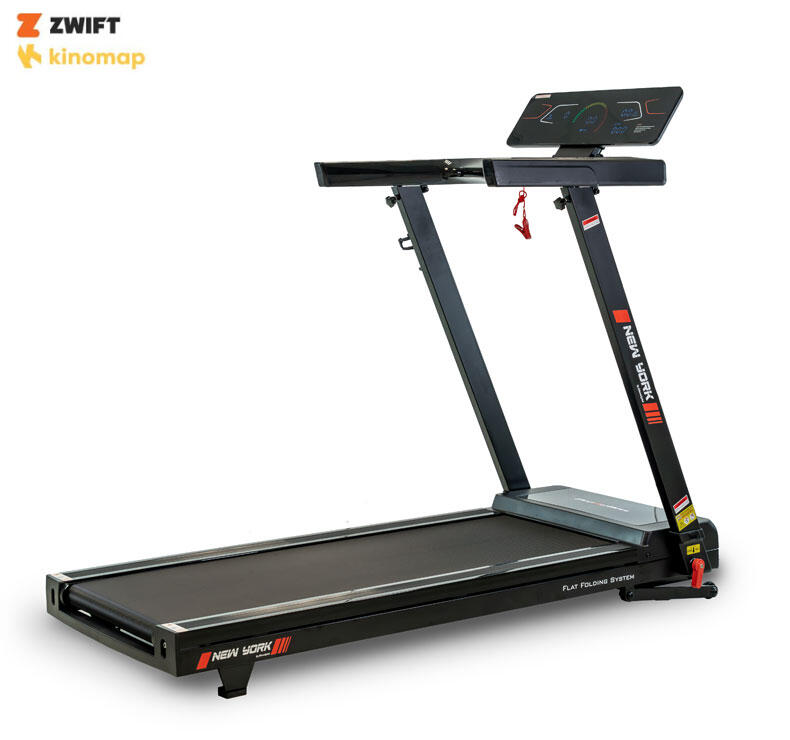 Laufband - New York - Kinomap und Zwift - 16km/h - 125x45cm - LCD 1/7