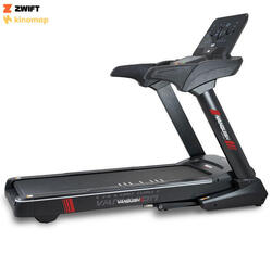 Tapis de course - Vanquish II - Kinomap,Zwift - 22km/h - 150x55cm - LED