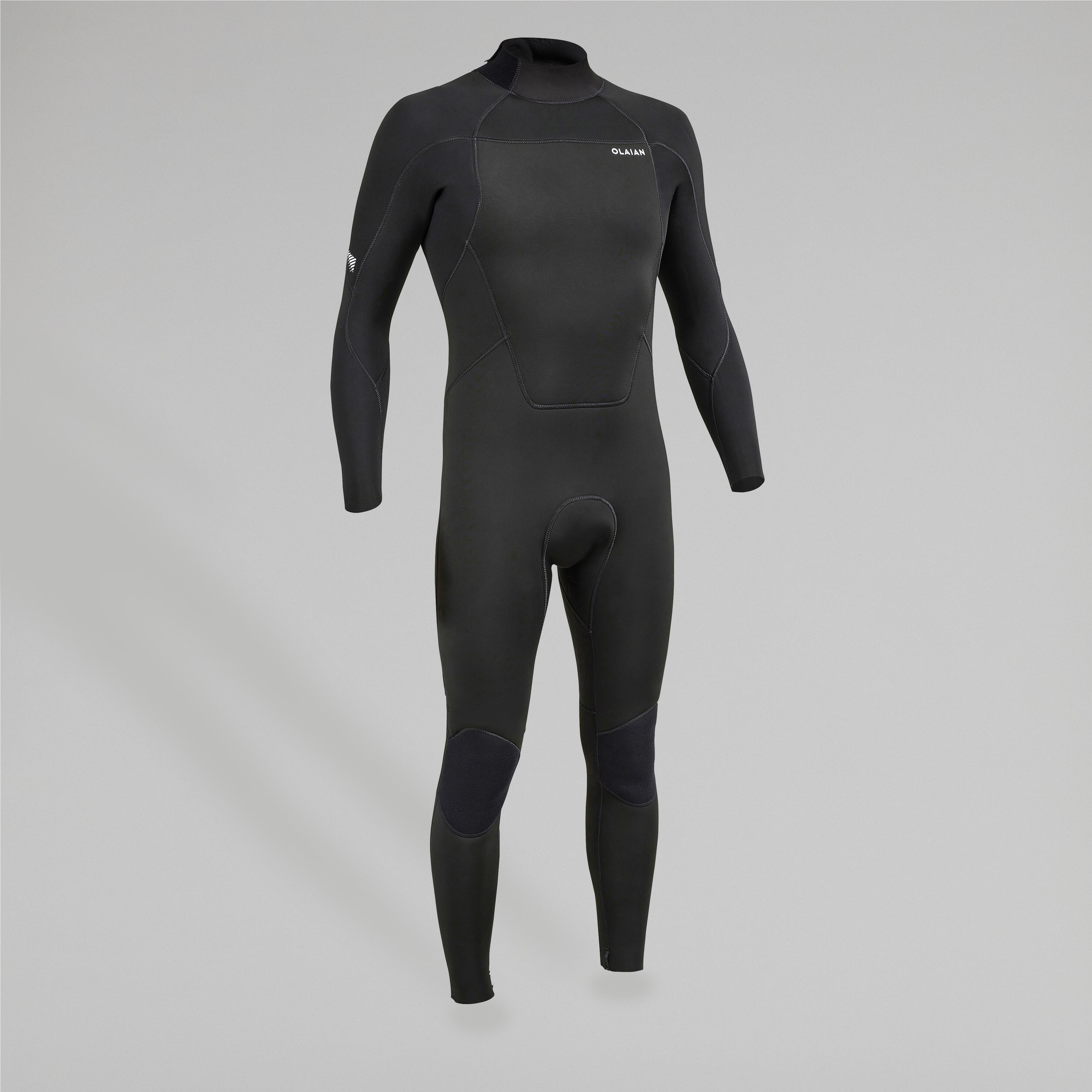 Seconde vie - SURF 500 4/3 Neoprene wetsuit mm men Black - VERY GOOD