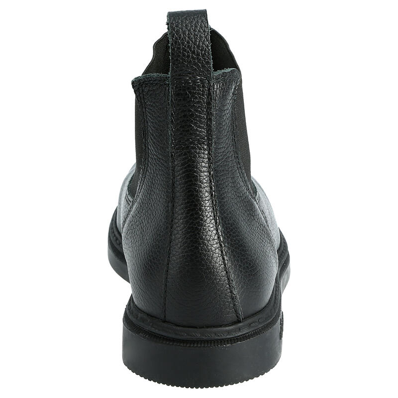 Seconde vie - Boots équitation cuir Enfant - Classic noires - TRÈS BON
