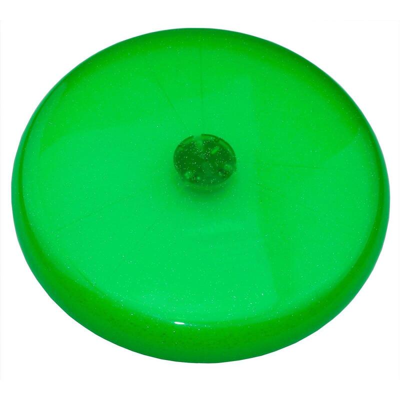 LED Sky Light Disc, grüne Wurfscheibe aus Kunststoff mit Leuchteffekt, Ø 27 cm