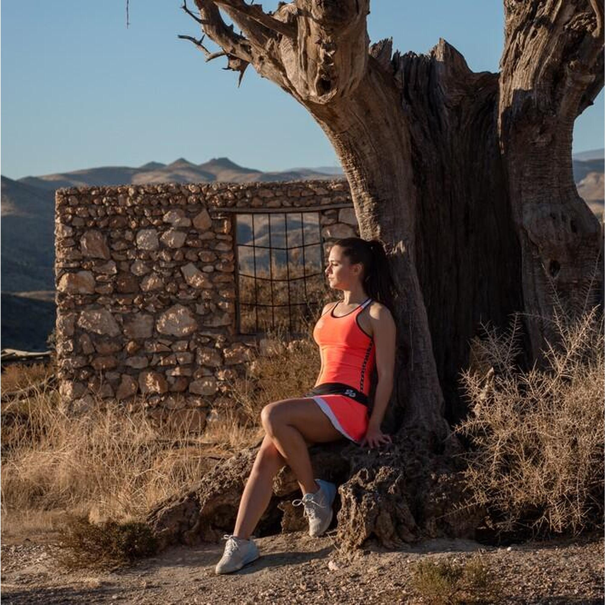 Jupe de paddle et de tennis femme BB by Belén Berbel pita corail m