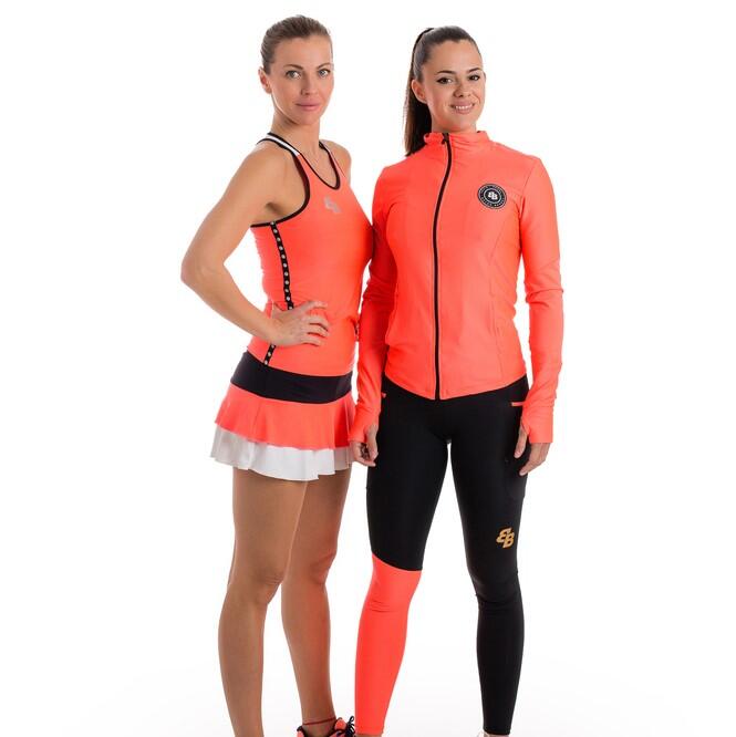 Jupe de paddle et de tennis bb by belén berbel femme pita corail xl 3/5