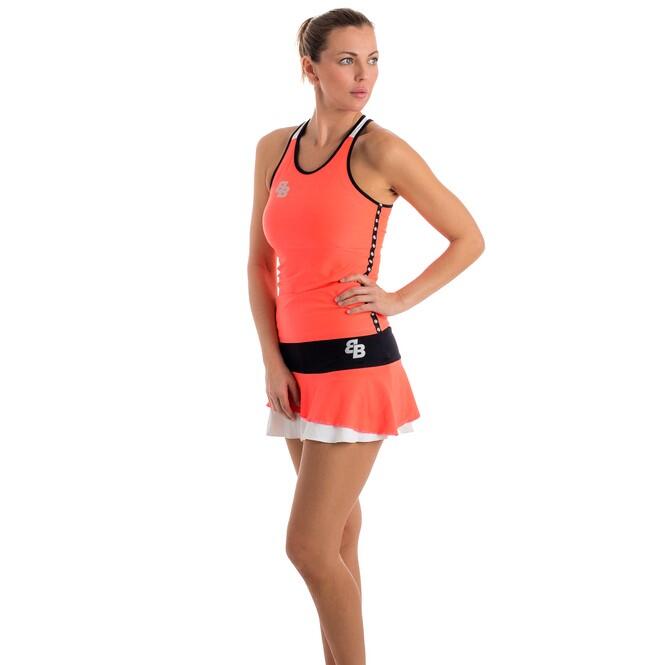 Jupe de paddle et de tennis bb by belén berbel femme pita corail xl 2/5