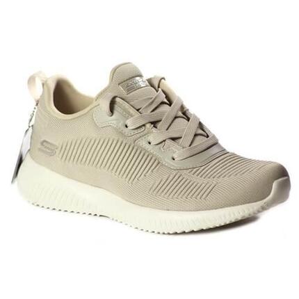 Zapatillas Beige Mujer Skechers Bobs Squad Tough Talk - Talla 36
