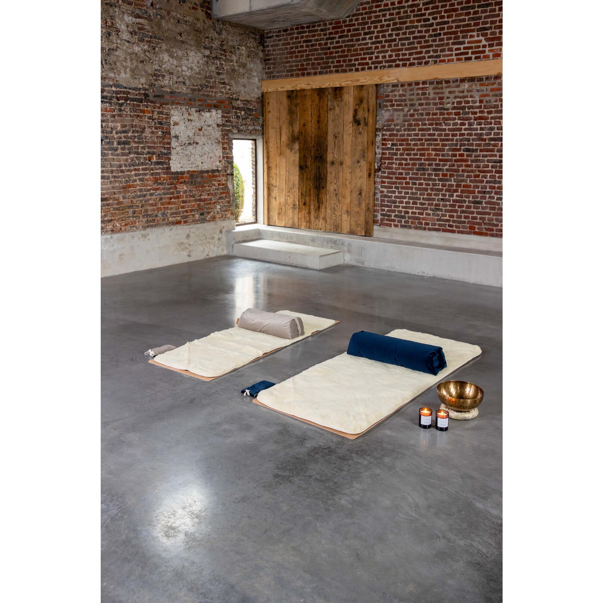 XL wool yoga mat - 196x80cm - Yin Yoga