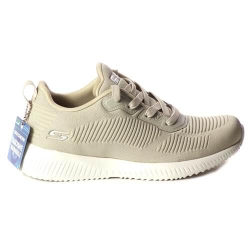 Chaussures pour femmes Skechers Bobs squad tough talk Beige. 2/6