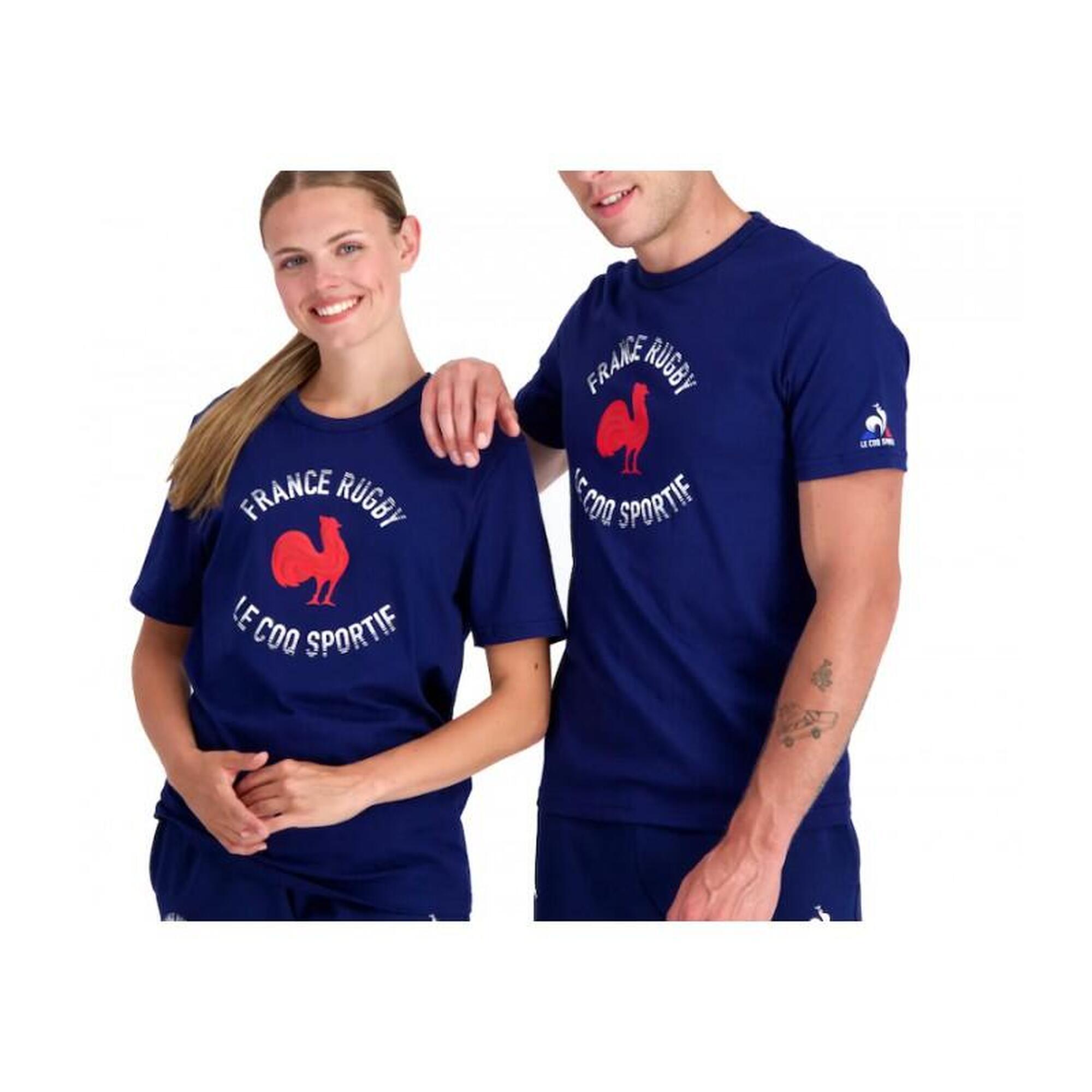 T-SHIRT ADULTE FRANCE RUGBY BLEU