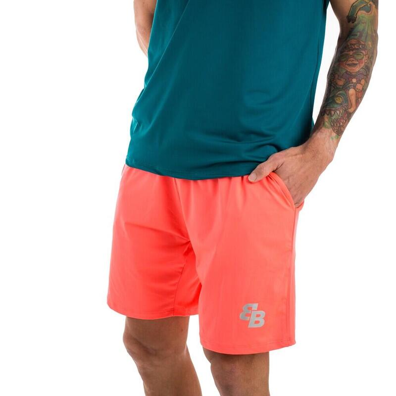 Short bb by belén berbele padel et tennis homme corail