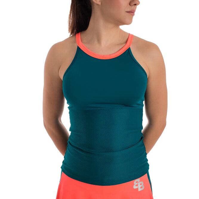 BELÉN BERBEL Camiseta bb by belén berbel de pádel y tenis de mujer piedra s