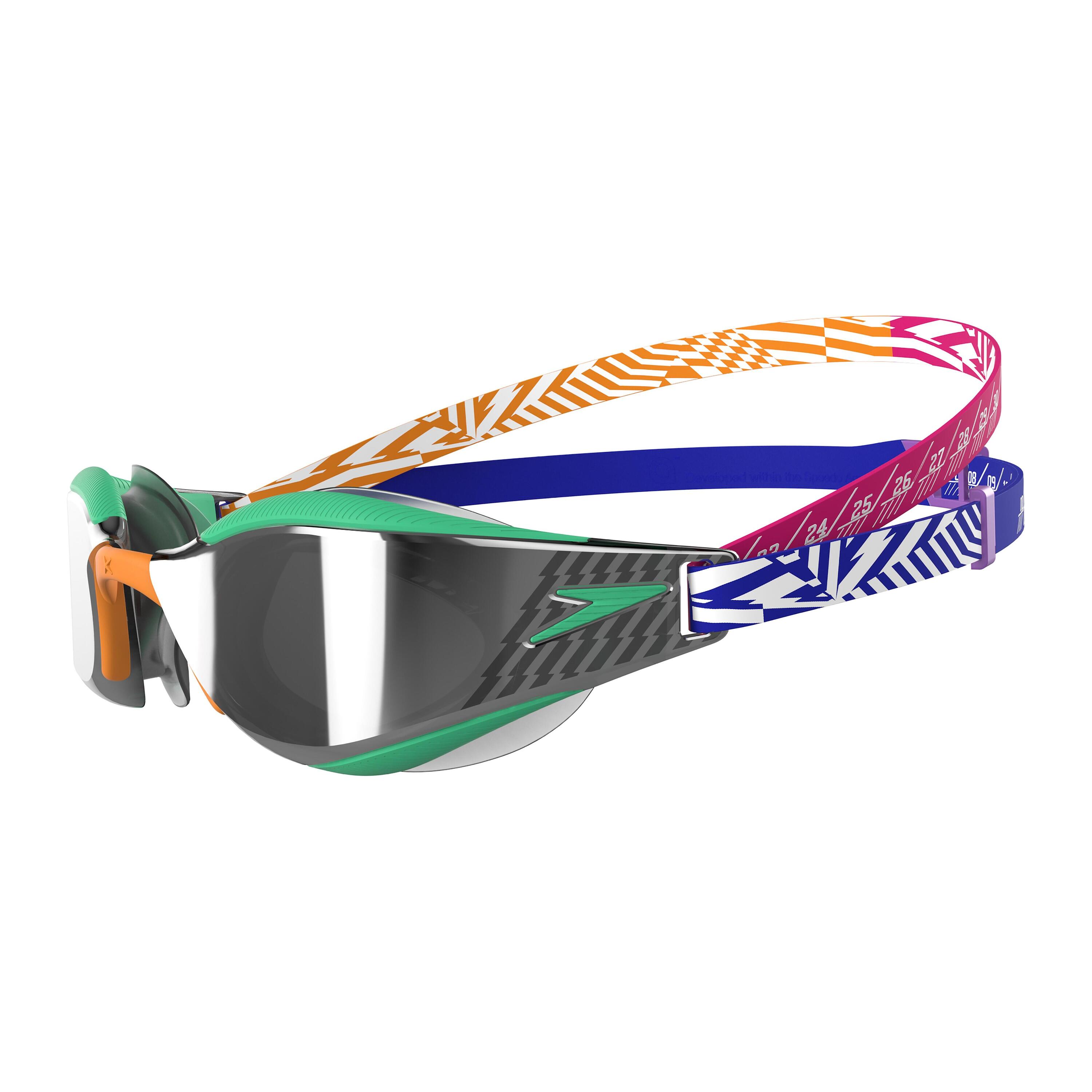 SPEEDO Occhialini da nuoto Speedo Fastskin Hyper Elite Mirror True Cobalt/Mandarin