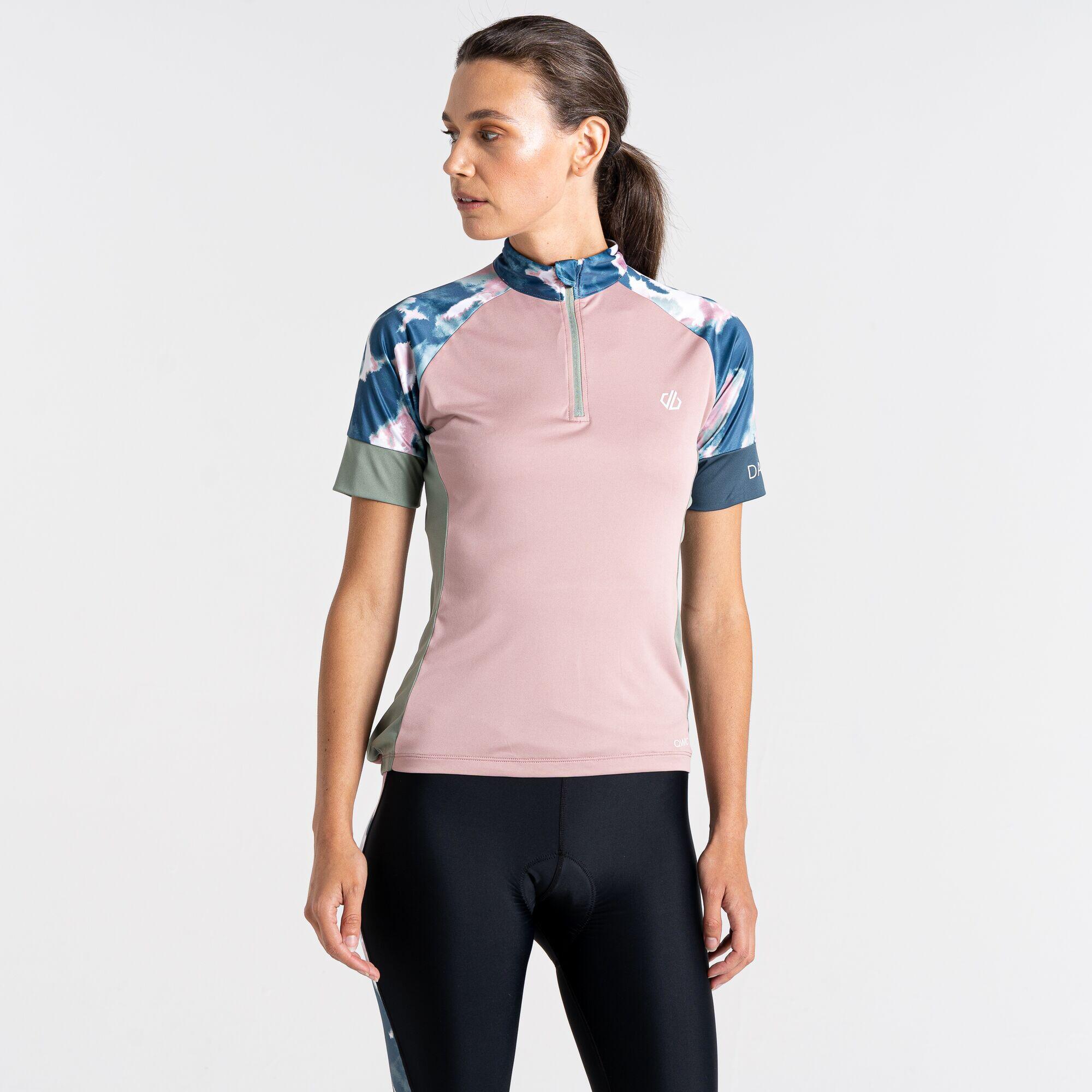 Follow Through Women's Cycling Half Zip, Short Sleeve Jersey 1/7