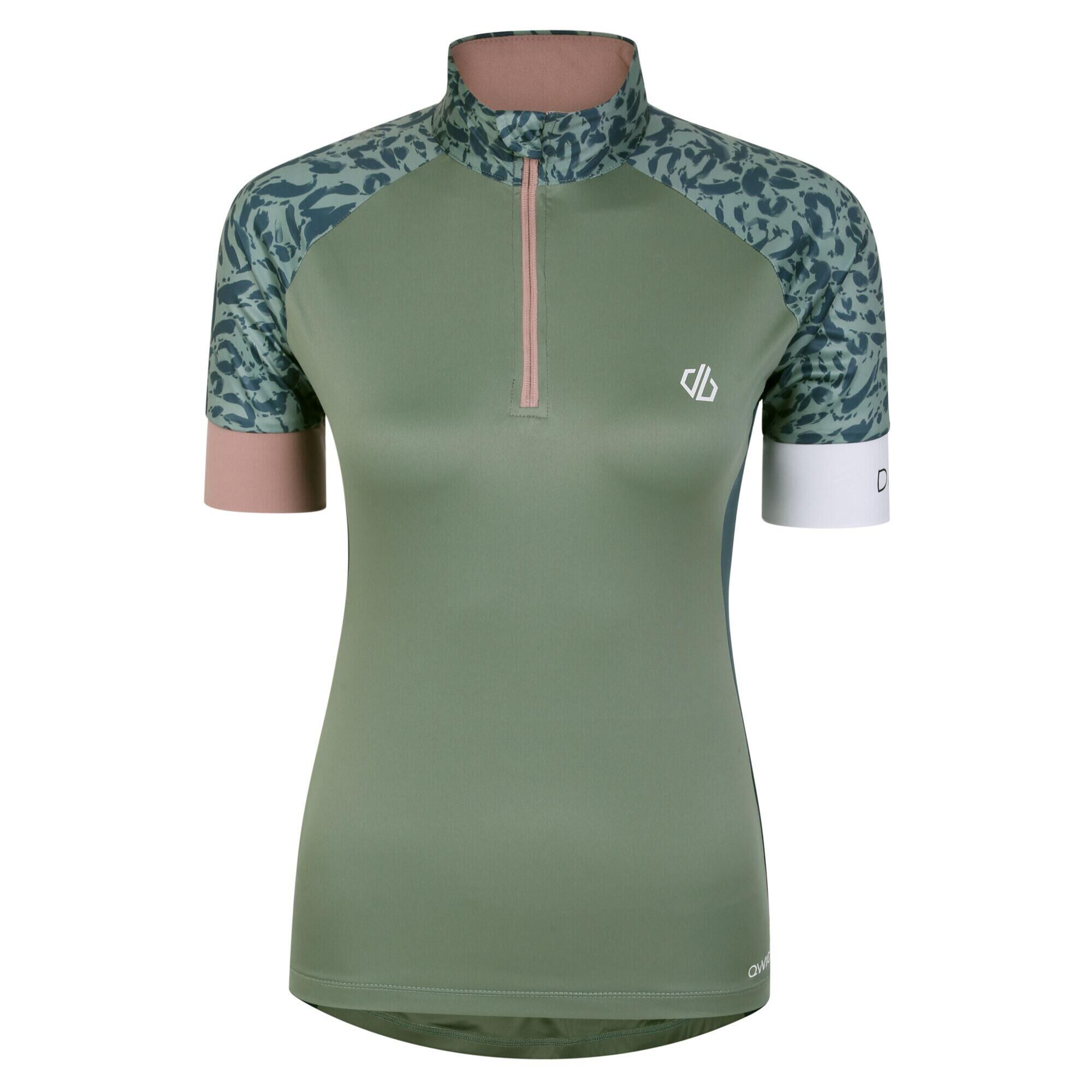 DARE 2B Follow Through Women's Cycling Half Zip, Short Sleeve Jersey