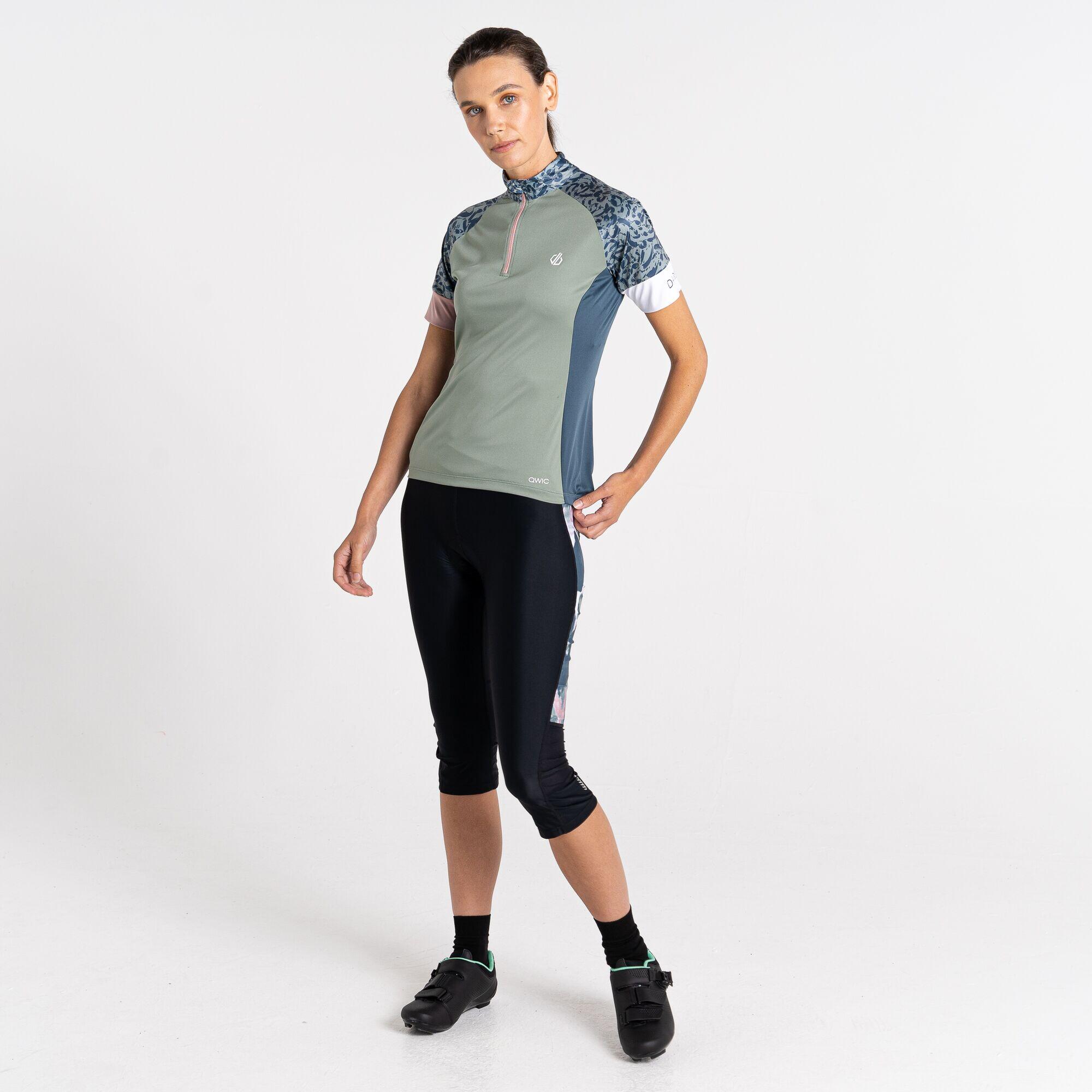 Follow Through Women's Cycling Half Zip, Short Sleeve Jersey 2/7