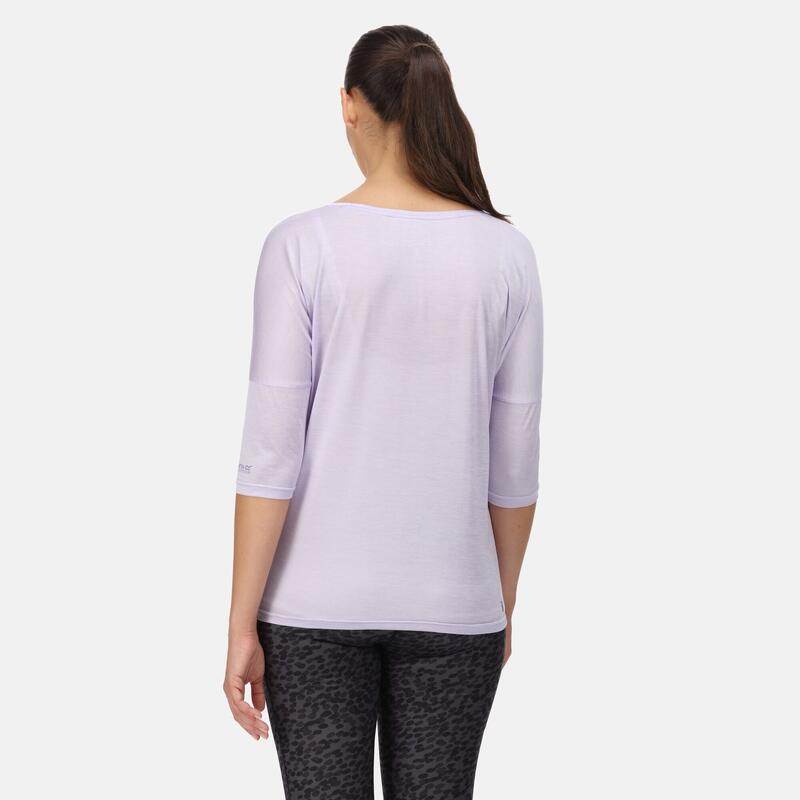 Sportshirt Pulser II Laufsport Damen Pastel Lilac Ohne Atmungsaktiv REGATTA