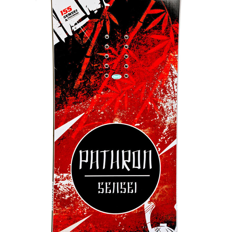 Tabla de snowboard Sensei Carbon Blanco/Rojo
