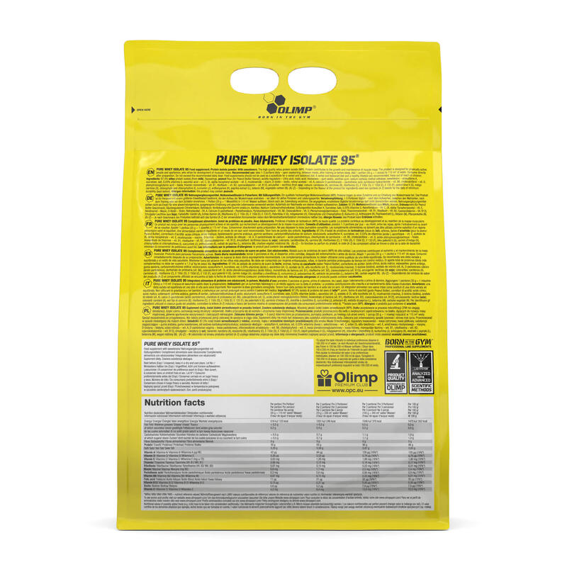 Odżywka białkowa Olimp Pure Whey Isolate 95® - 1800 g Masło orzechowe