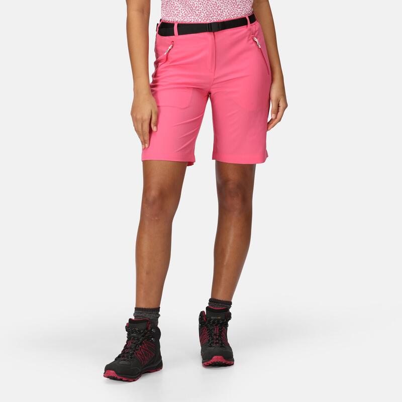 Regatta Xert Stretch Bermuda Donna – Pantaloncini Leggeri Elasticizzati Viola – Impermeabili E Asciugatura Rapida
