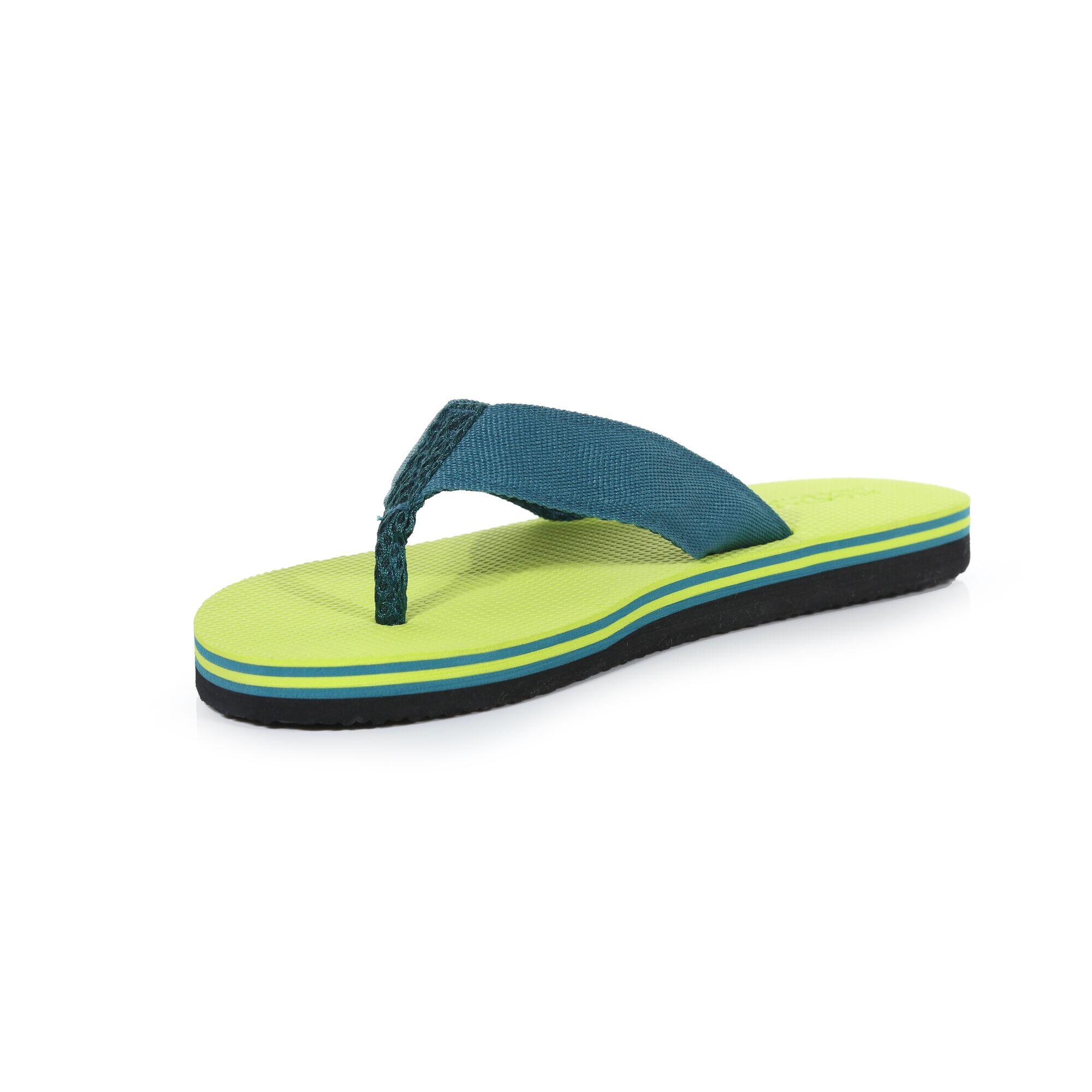 Rico Men's Poolside Flip Flops - Kiwi Green 4/5