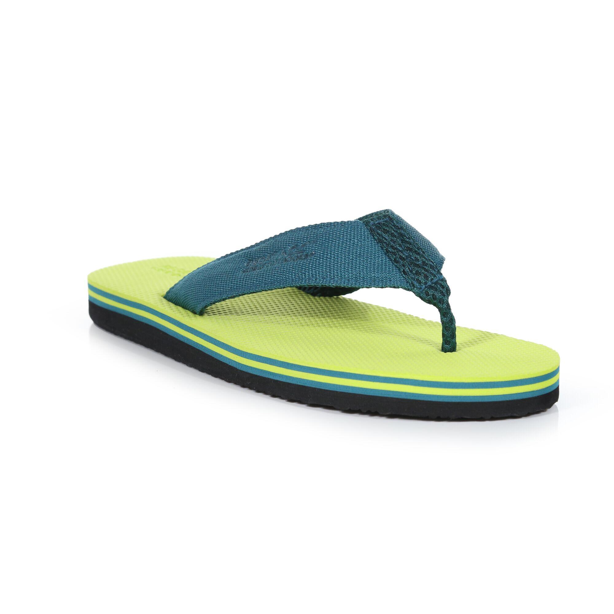 REGATTA Rico Men's Poolside Flip Flops - Kiwi Green