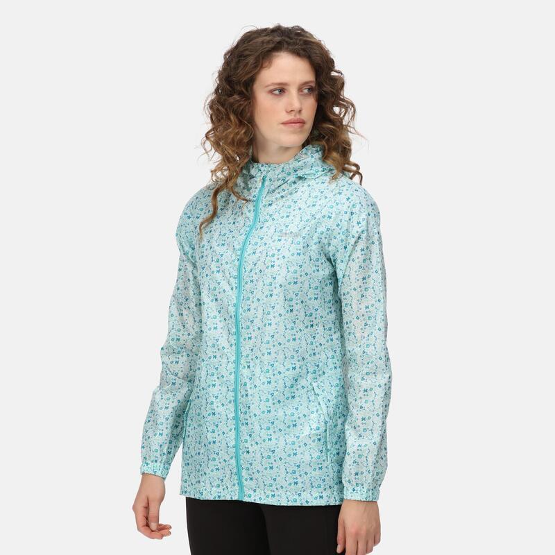 Funktionsjacke Print Wandern/Outdoor/Trekking Damen OceanWvDitsy Wasserdicht