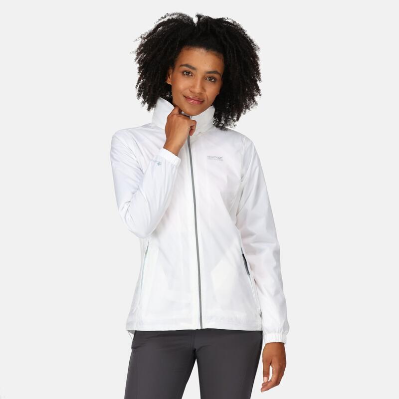 leichte Regenjacke Corinne IV Wandern/Outdoor/Trekking Damen White Wasserdicht