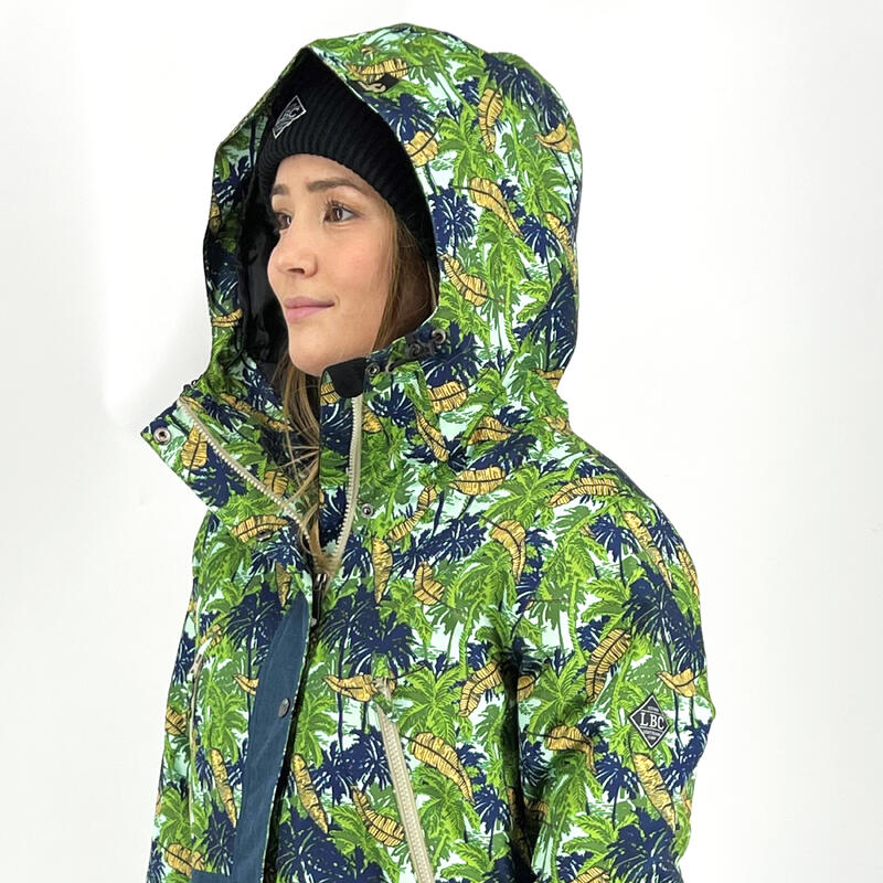 Ski-/Snowboardjacke Damen - NATION navy banana