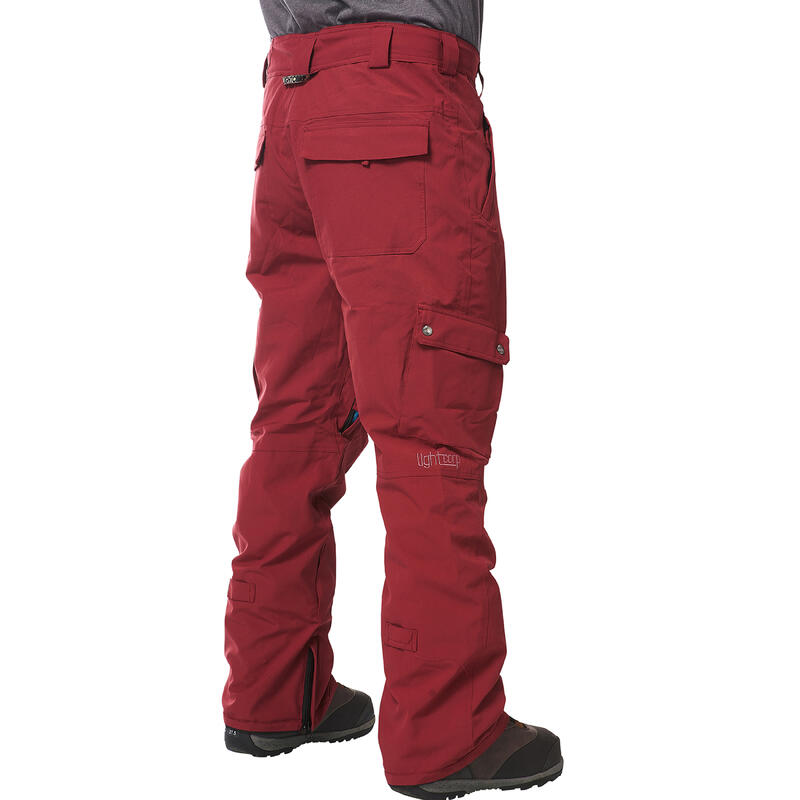 Ski-/Snowboardhose Herren - FUSE burgundy