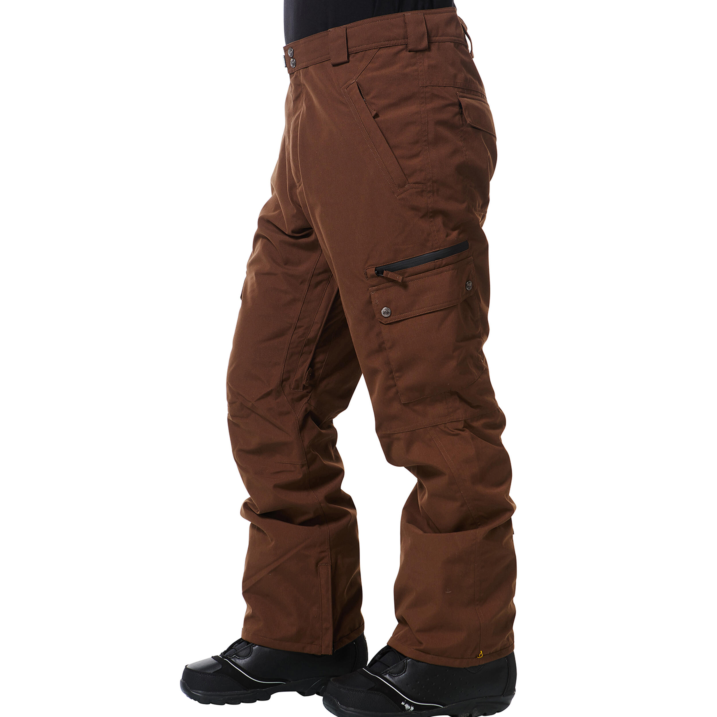 Ski-/Snowboardhose Herren - FUSE dark brown 3/6