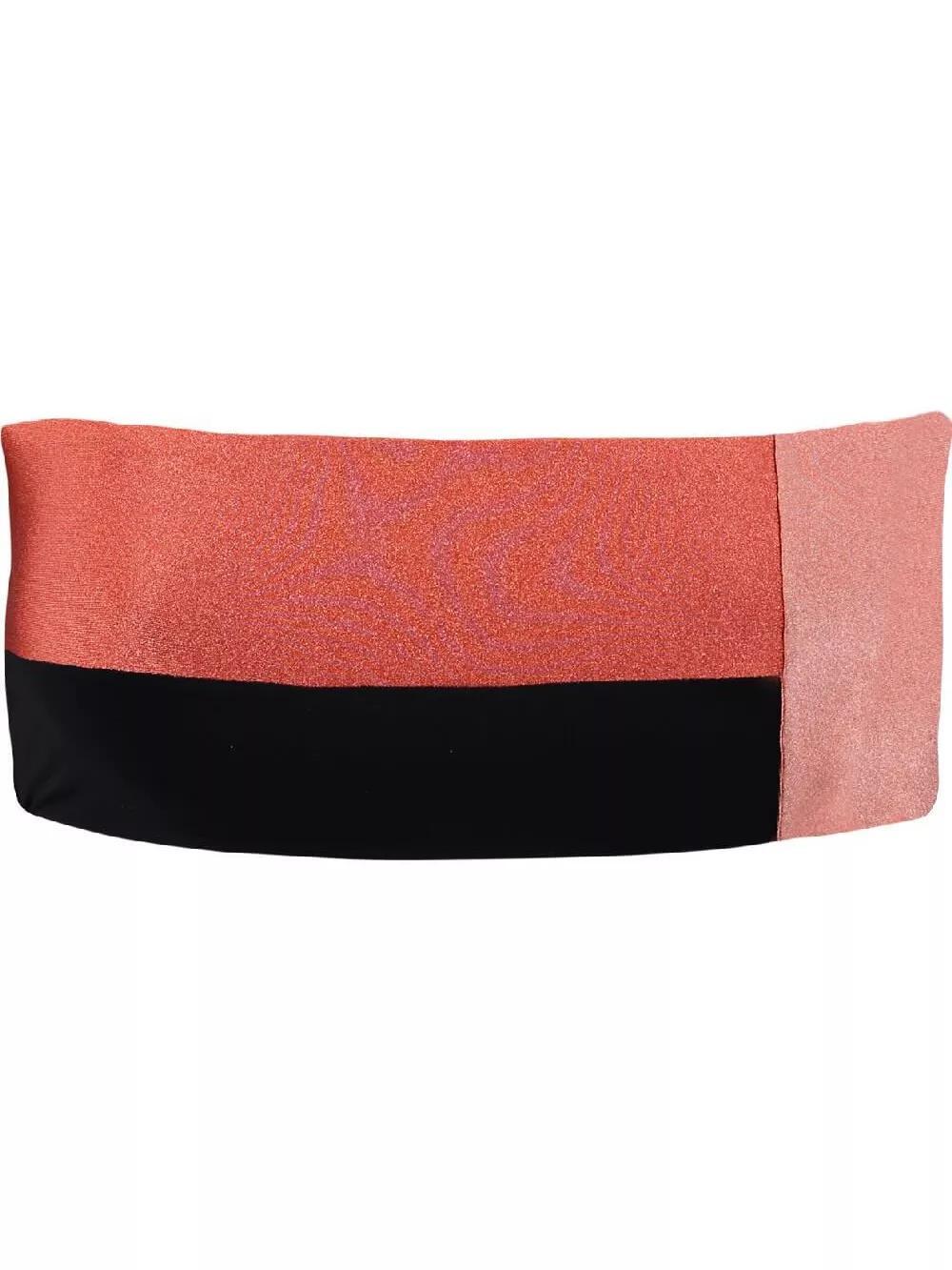 Top de Bikini mujer Lourdes Tube rojo 3/4
