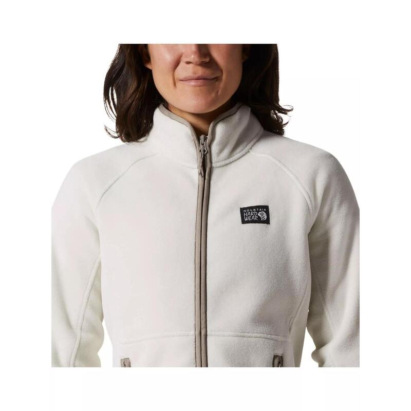 Polartec Dbl Brushed Full Zip női polár pulóver - homok