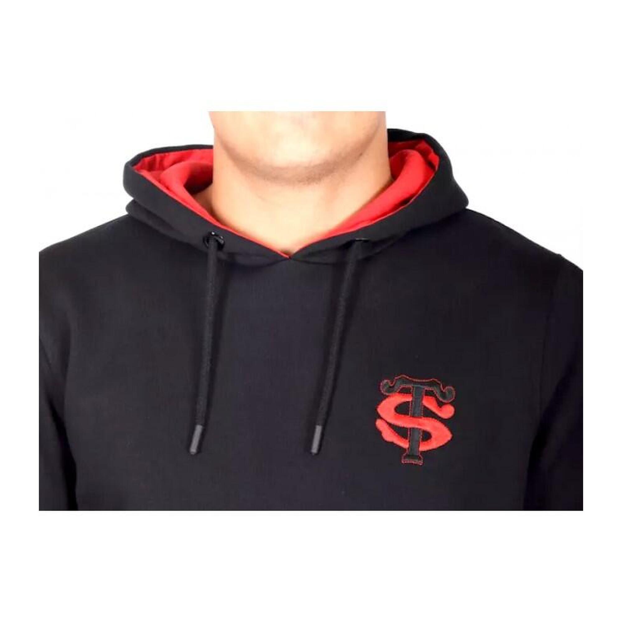 SWEAT HOODIE NOIR SYBELLES - STADE TOULOUSAIN