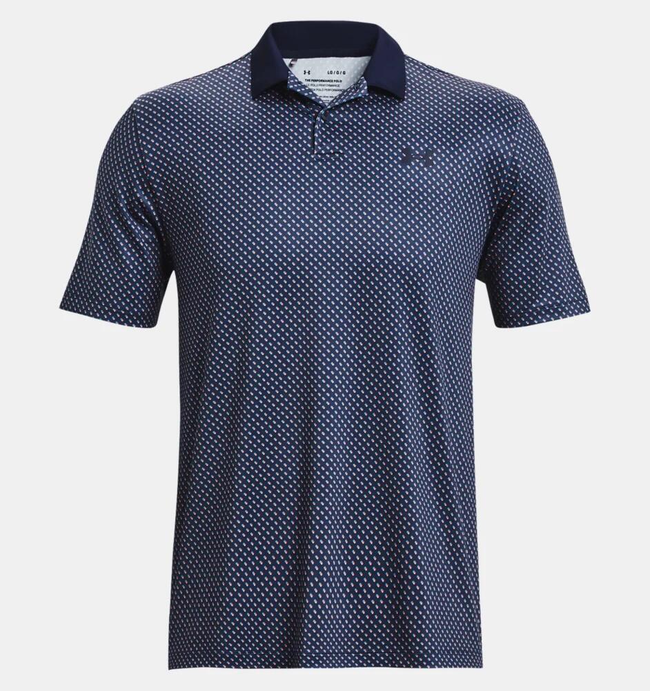 POLO UNDER ARMOUR GOLF BLEU 3/6