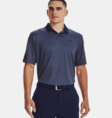 Polo under armour golf blauw