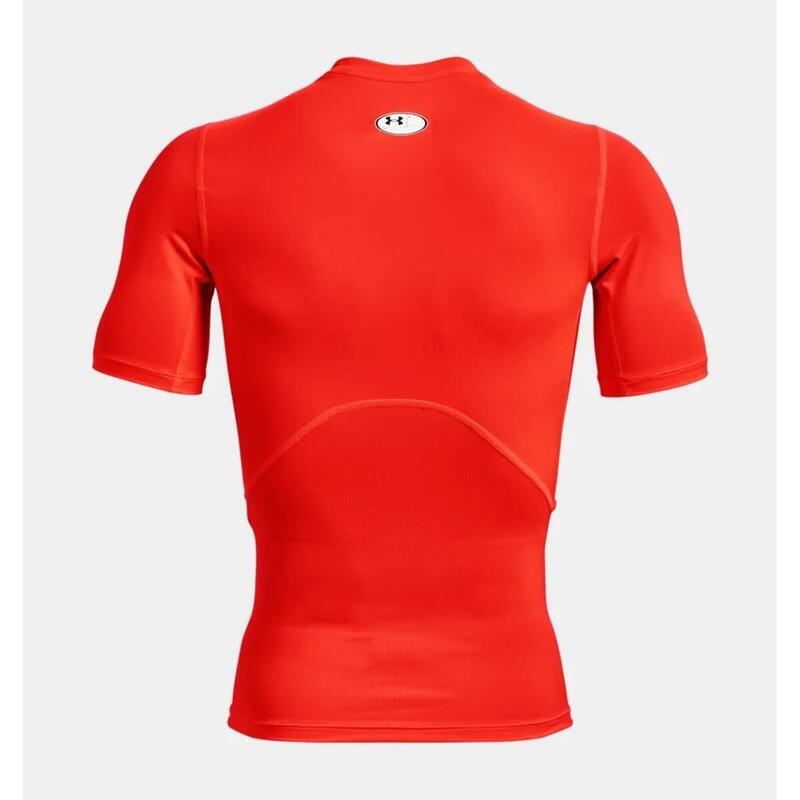 T-SHIRT HOMME LYCRA UNDER ARMOUR ORANGE