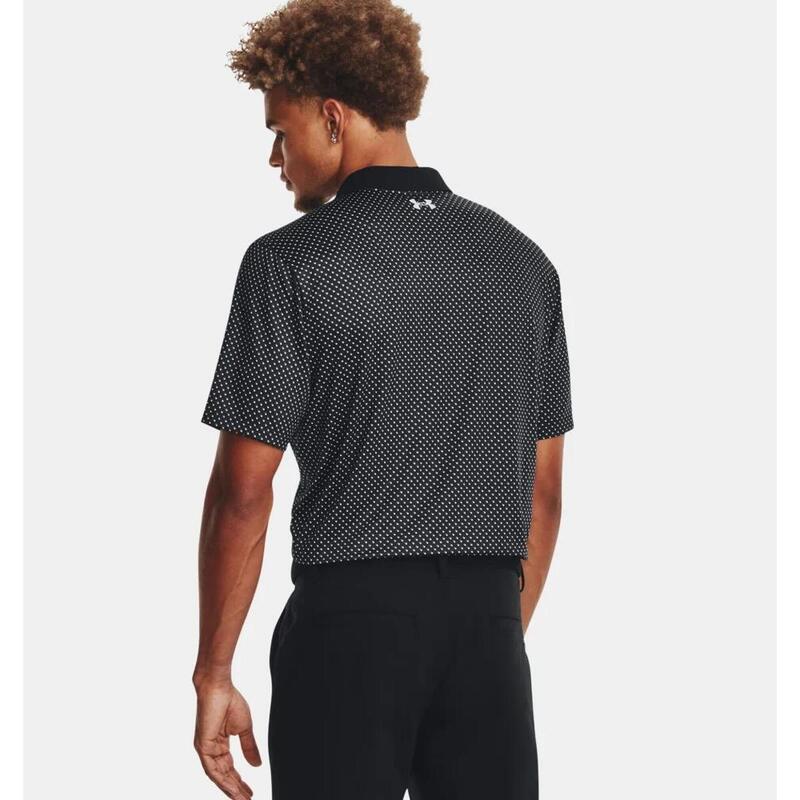 Polo De Golf Hombre Under Armour Negro