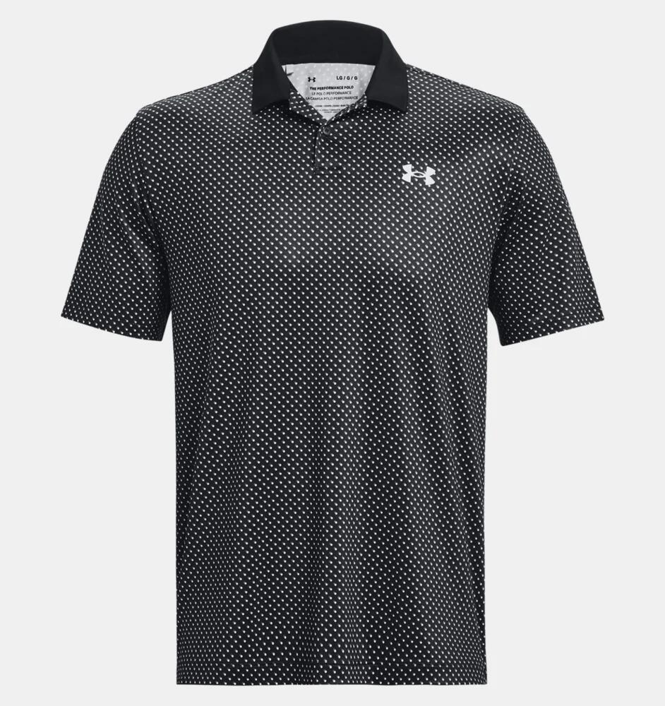 Polo Da Golf Uomo Under Armour Nero 4/6
